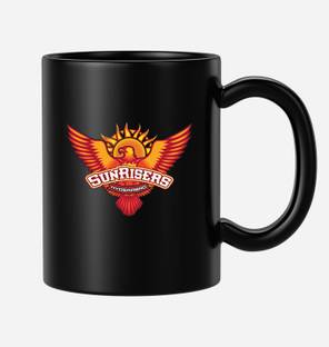 BLISSart Sunrisers Hyderabad Multicolour Tea/Milk Cup Best Gift For girls men Husband Wife Ceramic Coffee Mug