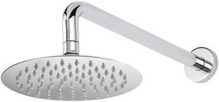 ANMEX 8X8 Ultra Slim Round Rain Shower Head with 15inch Round Arm Shower Head