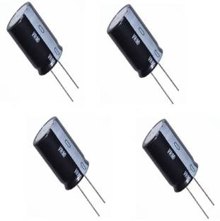 Technical hut 4 Pieces 150uF 450V Electrolytic Capacitor Electronic Components Electronic Hobby Kit