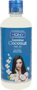 Mony Jasmine Coconut Smooth And Silky Hair Oil 500 Ml Hair Oil