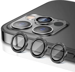 ELEF Back Camera Lens Ring Guard Protector for Apple iPhone 13 Pro Max Ultra Thin HD Clear Anti-Scratch/Dust Set of 3 Camera Metal Ring