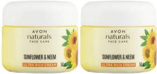 AVON Naturals Sunflower & Neem Ultra Rich Cream (set of 2 of 50g each)