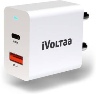 iVoltaa 20 W PD 3 A Wall Charger for Mobile