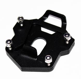 OBEROI'S TRADERS Premium MS Side Stand Extender Base for Royal Enfield Himalayan (MATT Black) Bike Crash Guard