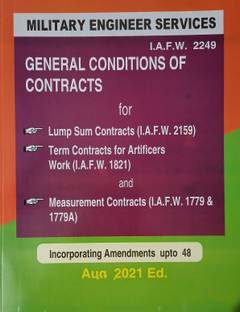 GENERAL CONDITIONS OF CONTRACTS (I.A.F.W. 2249 )