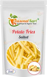 Seasonal Kart Organic Thin Crispy Potato French Fries Chips Salted Ready to Eat |Homemade Potato Fries Chips Chips