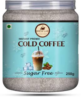 Brew Lab Delicious Sugar free Instant premix Cold Coffee Instant Coffee