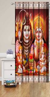 BLENZZA DECO 152 cm (5 ft) Polyester Semi Transparent Window Curtain Single Curtain