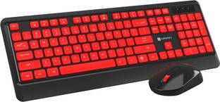 Portronics Key5 Combo, POR 1407 Wireless Standard Laptop Keyboard Compatible with Desktop, Laptop, Mac Easy to Use,Plug and Play,Quick, Comfy Durable body