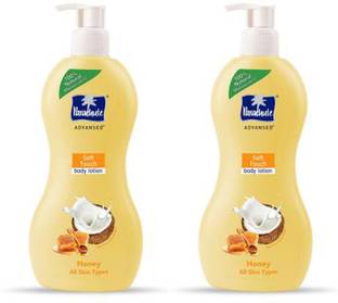 Parachute Advansed Soft Touch (Honey) All Skin Type Body Lotion Pack of 2 * 400 ML