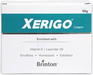 ब्रिंटन Xerigo Moisturizing Foot Care Cream For Rough, Dry, and Cracked Heel | Prevents Moisture Loss | Non-Greasy Quick Absorbing Formula