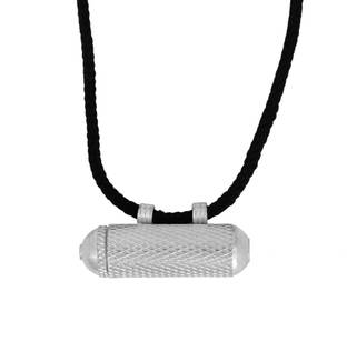 Dzinetrendz Silver plated openableTabeez Taveez lucky charm black thread pendant necklace Silver Brass Locket