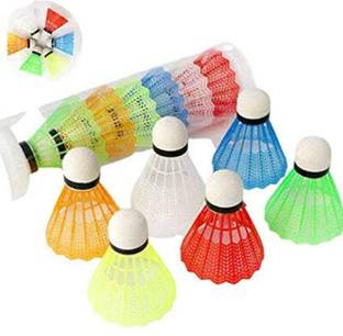 clark nylon multicolour shuttle pack of 6 Nylon Shuttle  - Multicolor