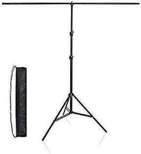 Stookin T-Shape Backdrop Stand Kit 6ft x 9ft : Adjustable Portable Photo Backdrop Background Curtain Stand for Parties Birthday Parties,Live Streaming,Product Shoot,Model Shoot & Photo Studio Visit the Boltove Store Tripod Kit