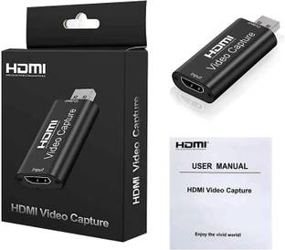 microware HD Audio Video Capture Card HDMI Female to USB Male for Video Recording Media Streaming Device
