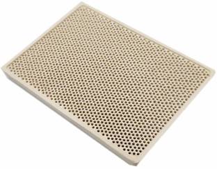 Luxuro Infrared Honeycomb Rectangular Ceramic Plate Size 132x92x13mm , Make from Cordierite Material and temperature Sustain Up to 1250°C