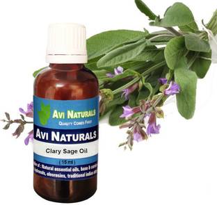 AVI NATURALS Clary Sage Oil, 100% Pure, Natural & Undiluted