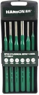 3PCs 3/8'' Chisel Set & CRV Punch including chisel pin punch center punch 10mm