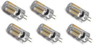M2 LOOK 2.5 W Standard G08 LED Bulb (White, Pack of 6) Flash