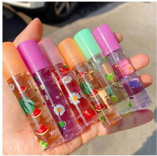 ADJD Bright Lipgloss Moisturize Lip Oil Glossy Jelly Lip Glaze Mirror Water Lip Gloss Set OF 6