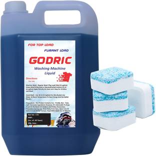 Godric Store Washing Machine LIquid Detergent For Top Load And For Front Load Extra Washing Machine laundry Ball Pack Of Four Multi-Fragrance Liquid Detergent