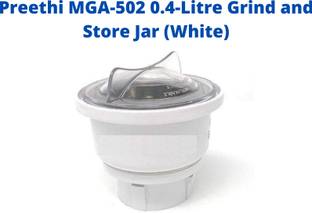 Touch N Feel Preethi MGA-502 0.4-Litre Grind and Store Jar (White) Mixer Juicer Jar