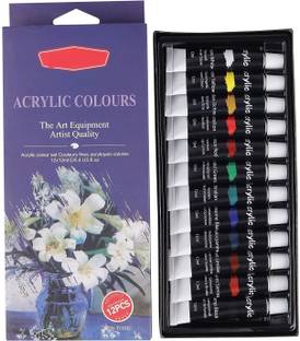 THR3E STROKES Worisonn Acrylic Paint 12 Pieces 12ML The Art Equipment Artist Quality