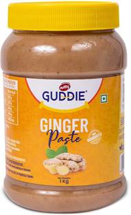 GUDDIE Ginger Paste, 100% Natural Ginger,Naturally Processed Adrak Paste 1Kg