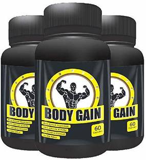 BodyGain Weight gainer mass gainer capsule weight increase supplement weight badhane tablet Weight Gainers/Mass Gainers