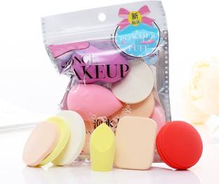 MYYNTI 6 PCS Makeup Sponge Set Beauty Blender Foundation Blending for Liquid Cream and Powder Multi-Color Cosmetic Applicator Puff Set