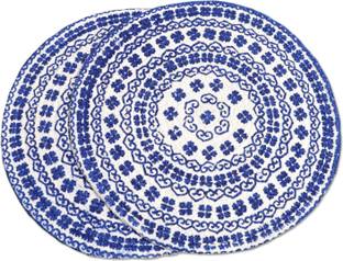 shiv charan Round Pack of 2 Table Placemat