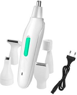 HGFUIG Rechargeable 5 in1 Electric Shaving Nose Hair Trimmer Safe Face Care Shaving Trimmer For Nose Trimer Runtime: 60 min Trimmer for Men (Multicolor) Trimmer 60 min  Runtime 4 Length Settings