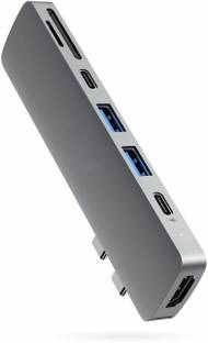 Ancestors USB C hub Compatible with The Latest 13 inch & 15 inch USB C MacBook Pro and MacBook Air USB...