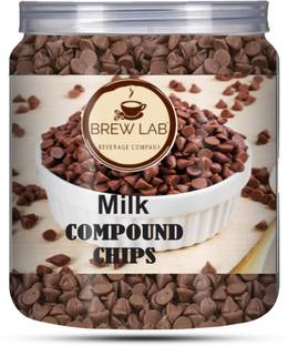 Brew Lab Milk Choco Chips for Cake Decoration, cookies & ice cream Chips
