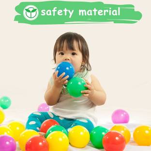 MINIKIDZ 12PCS 4cm Baby Balls for Kids Pool Pit/Ocean Ball Without Sharp Edges Bath Toy Bath Toy