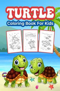 Turtle Coloring Book for Kids