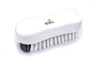 Bringhom Regular Handy Cloth Brush Washing Cleanin Brush (1U,LxW:14cmX6cm) Plastic Wet and Dry Brush