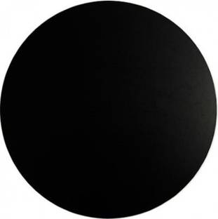noble foods MDF Round Black Cake Board/Cake Base 8 Inch (Pack of 5) Wooden Cake Server