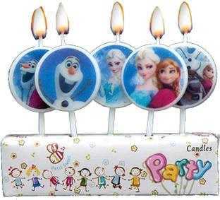 FUNCART Frozen princess assorted cake Candle