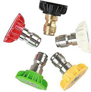 Breewell Pressure Washer Spray Nozzle Tips Multiple Degrees, 1/4 inch | Pack of 5 Pressure Washer