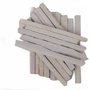 Shyam Creation Natural Limestone Slate Chalk Pencil - Pack of 8 Box 160 sticks (Saleti Chalk) writing, eating saleti chalk