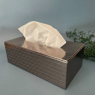 casagold 1 Compartments Pu leather, Mdf Tissue cover