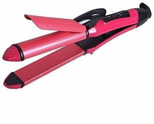 gbsmart 2 in 1 Essential Multicolor Curler Hair Straightening Machine Beauty Set of Professional Hair Straightener and Curler with Ceramic ( Set of 1 ) Hair Styler