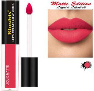 BLUSHIS High Defination Smudge proof Waterproof Long lasting Liquid matte Lipstick Non Transfer Matte Melt Mini Liquid Lip Colour