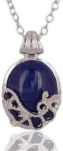 RVM Jewels The Vampire Diaries TVD Elena Gilbert / Katherine Pierce Sapphire / Damon Salvatore Pendant Necklace Inspired Jewelry For Men Women and Girls Silver Alloy