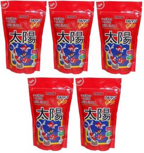 TAIYO GROW 200GM POUCH pack of 5 FISH FOOD Fish 1 kg (5x0.2 kg) Dry New Born, Young, Adult Fish Food