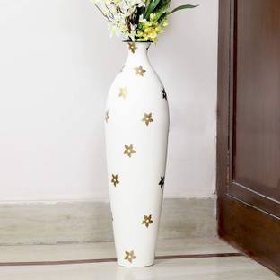 azhar Flower Vase for Home and Office Decoration (25 x 7) Iron Vase