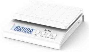 MOBONE New Sf-800 30kg 1g White Digital Parcel Shipping Postal Letter Scale Big LCD display (White) Weighing Scale