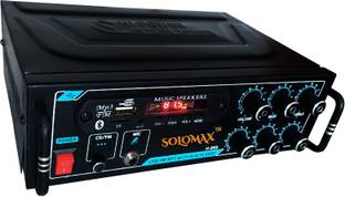 solomax New Series H-999BT Full Black Digital Stereo Power Amplifier with 4440 Double IC with BT/ MP3/ AUX/ USB/ SD-MMC/ FM 160 W AV Power Amplifier