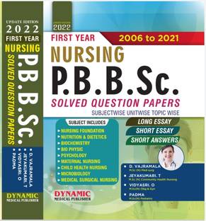 Nursing P.b.b.sc Solved Question Paper First Year ( 2006 TO 2021 )  - post basic bsc nursing 1st year books